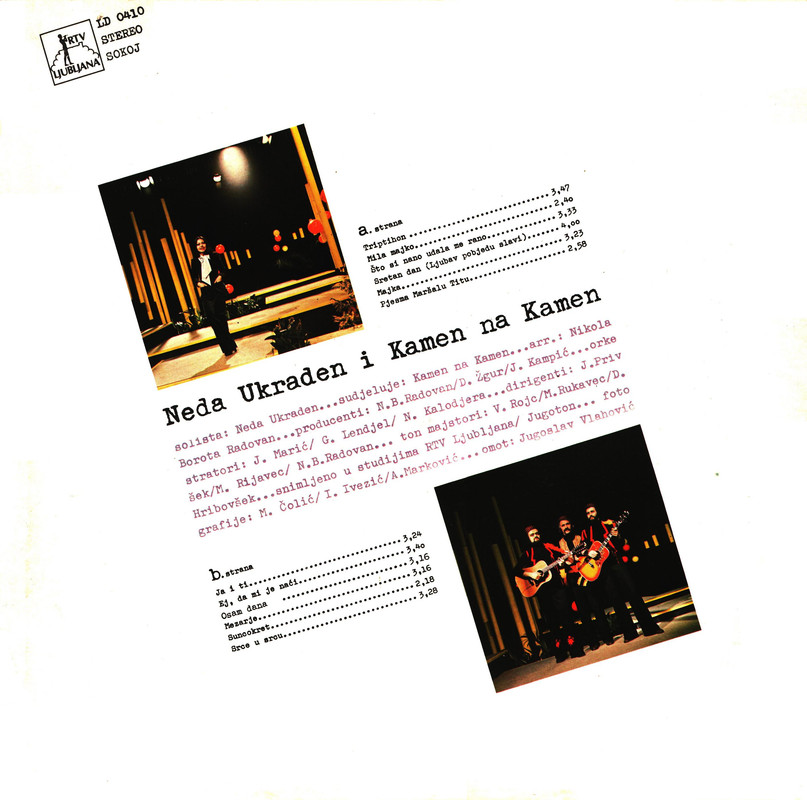 4N.Ukraden-Nedine najljepse pjesme-back