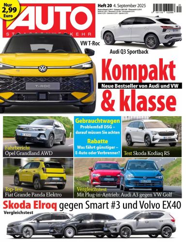 Cover: Autostra&szlig;enverkehr Magazin No 20 vom 04  September 2025