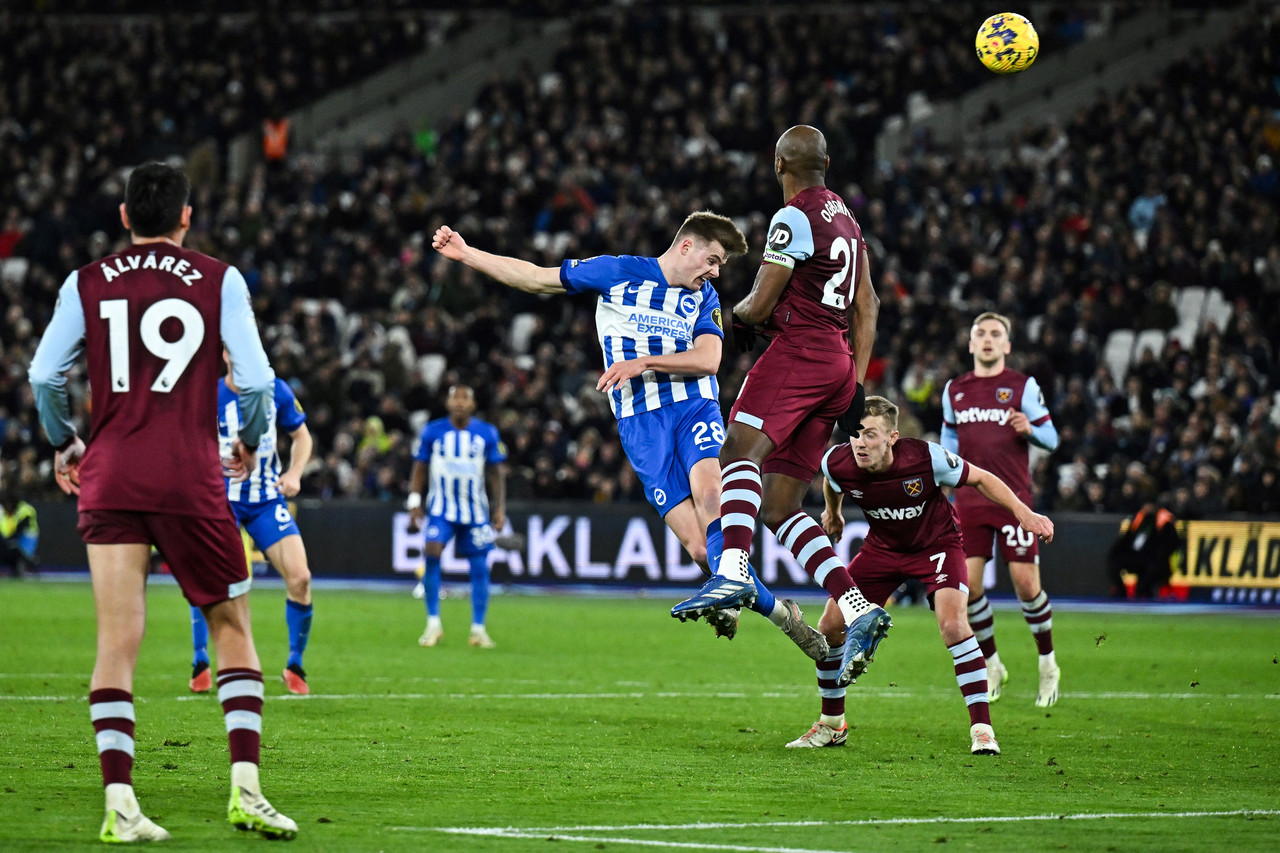 Brighton vs West Ham, 21h00 ngày 07/12