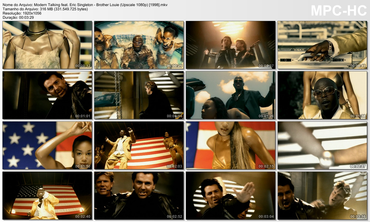 Modern Talking feat. Eric Singleton - Brother Louie (Upscale 1080p) [1998]