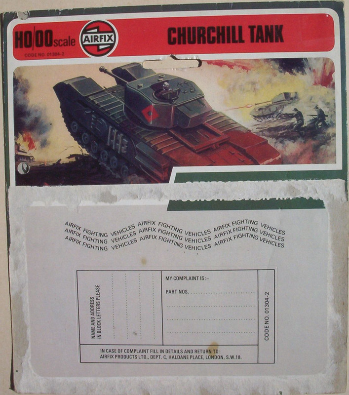 Airfix 76 Churchill Tank T4 Header