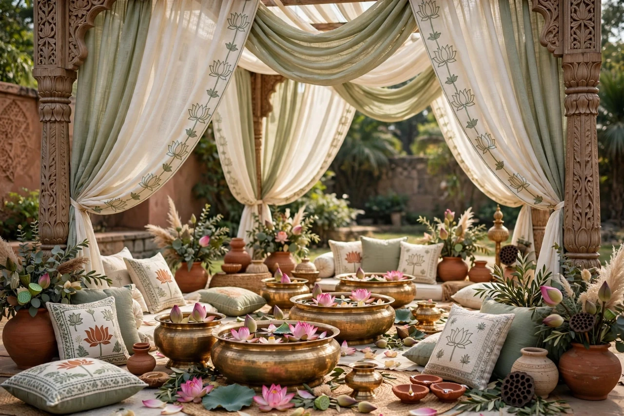 Traditional wedding décor by Craftwale