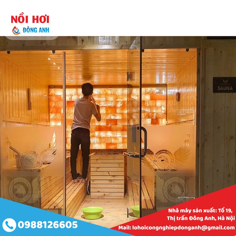 thiết kế phòng xông hơi