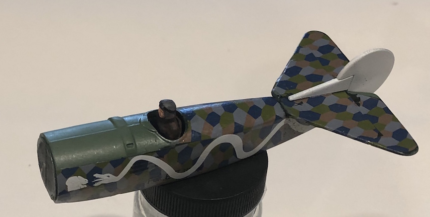 Test fitting the tail assembly