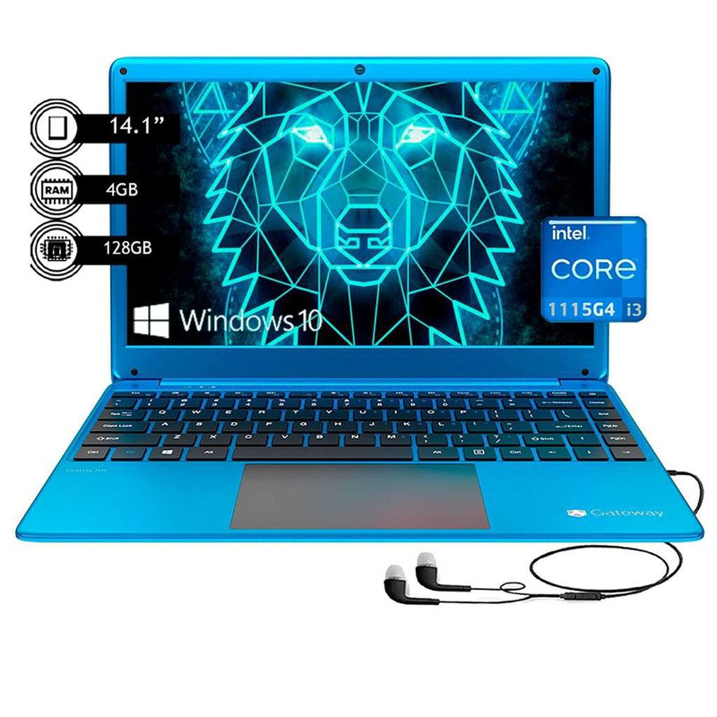 Linio: Laptop Gateway Ultra Slim 14.1 Core I3-1115G4, 4GB/128GB SSD