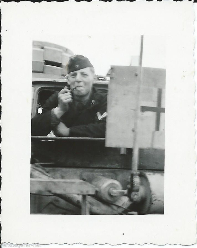 Soldatenfoto Panzertruppe WK 2 Militär Foto auf 