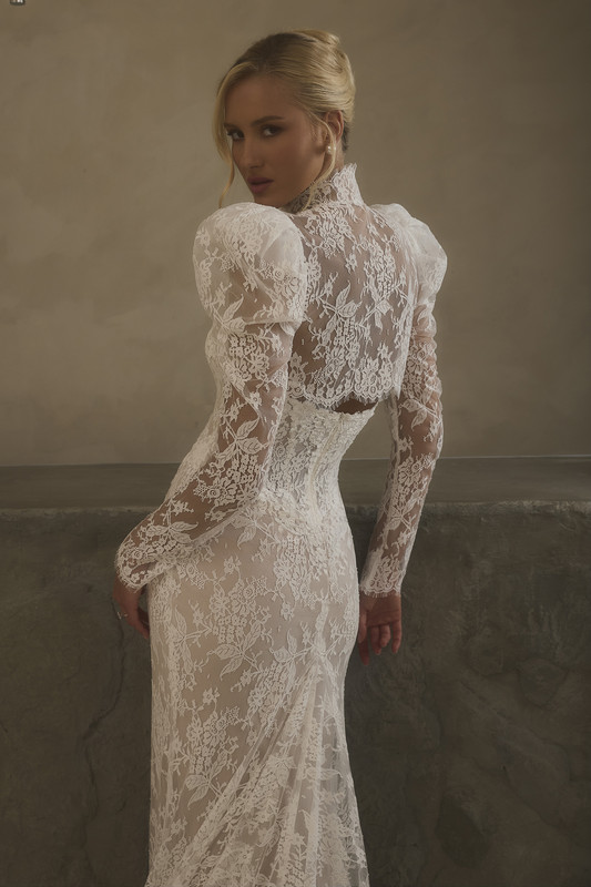 Darcy Matching Bridal Jacket Back Detail