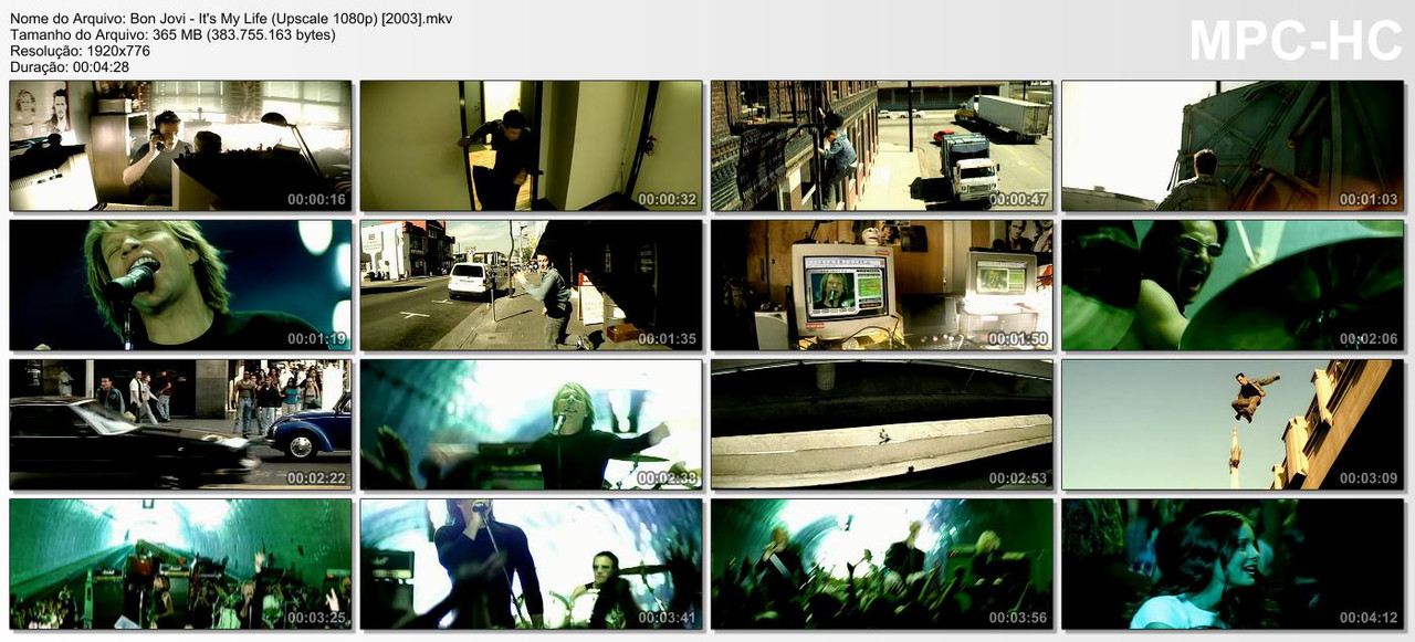 Bon Jovi - It's My Life (Upscale 1080p) [2003]
