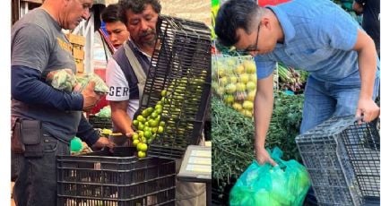 Noble labor: Comerciantes del Edomex donan más de dos toneladas de alimento a población vulnerable