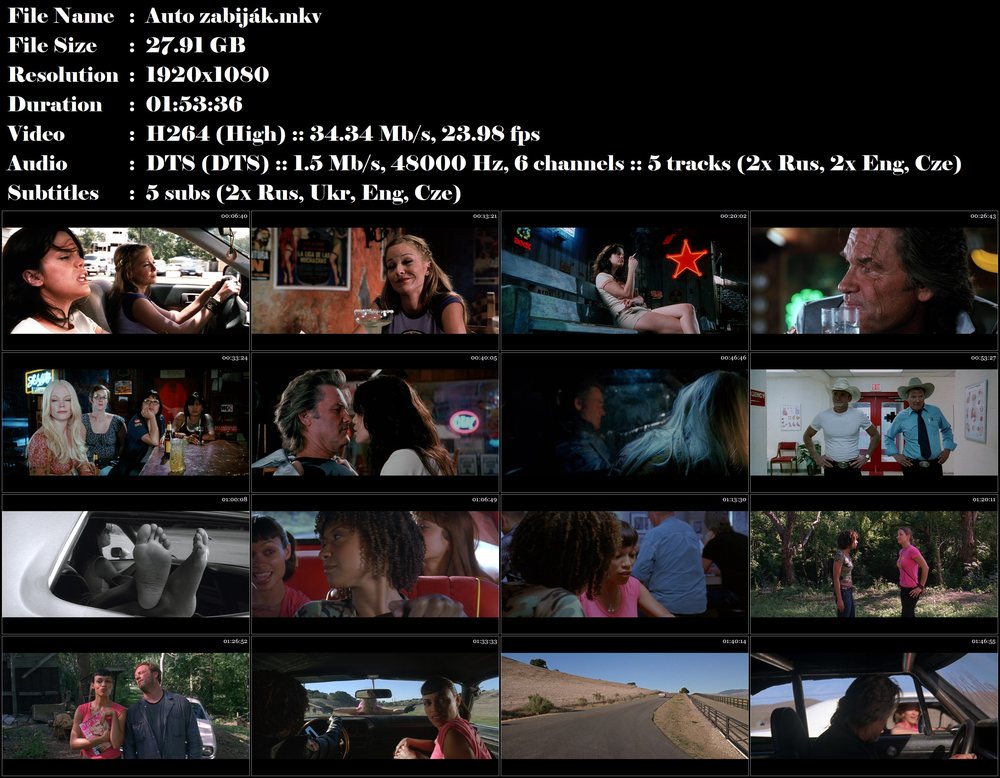 Re: Grindhouse: Auto zabiják / Grindhouse: Death Proof (2007