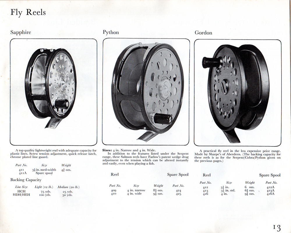 Farlow 1970 Export Catalogue 14