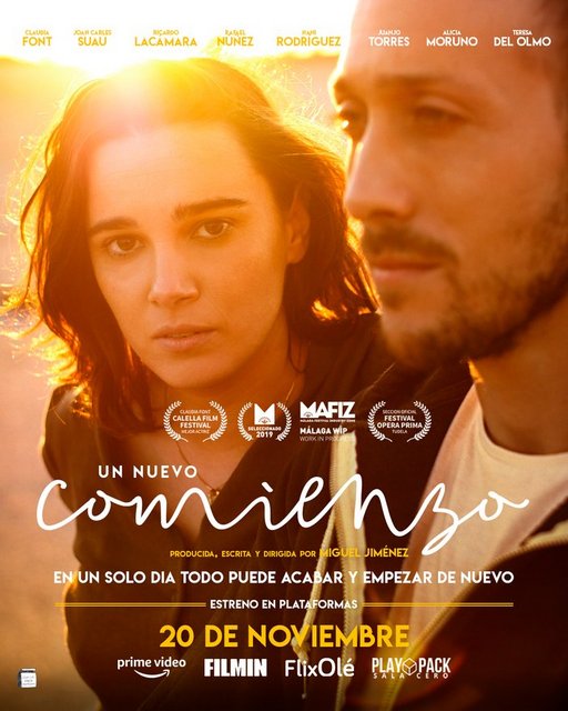 LA PELÍCULA “UN NUEVO COMIENZO”, DE MIGUEL ÁNGEL JIMÉNEZ, CON CLAUDIA FONT, JOAN CARLES SUAU Y RICARDO LACÁMARA, SE ESTRENA EN PLATAFORMAS COMO AMAZON O FLIXOLÉ