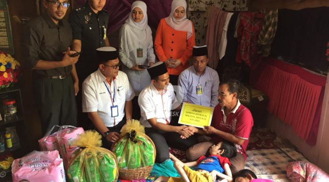 Mohd Zain akhirnya mendapatkan bantuan untuk keluarganya