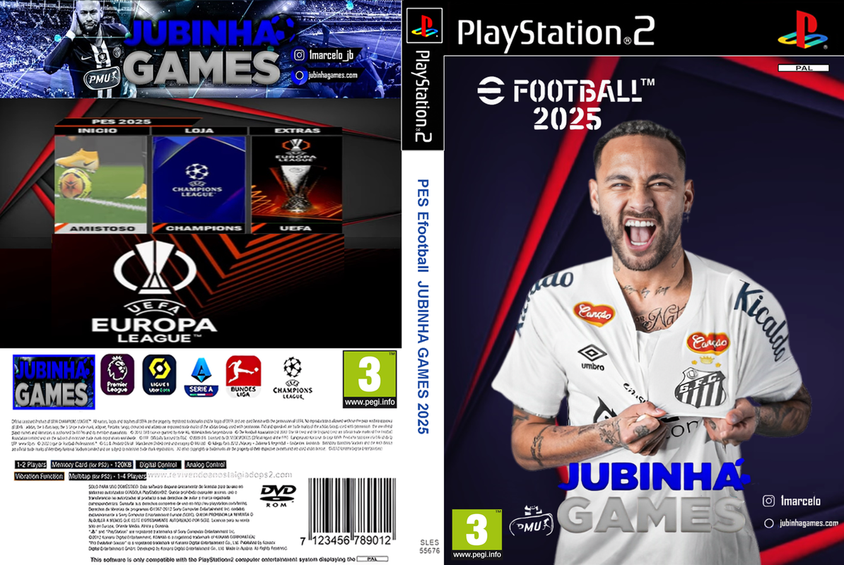 PES - Efootball - JUBINHA GAMES (MARÇO) 2025
