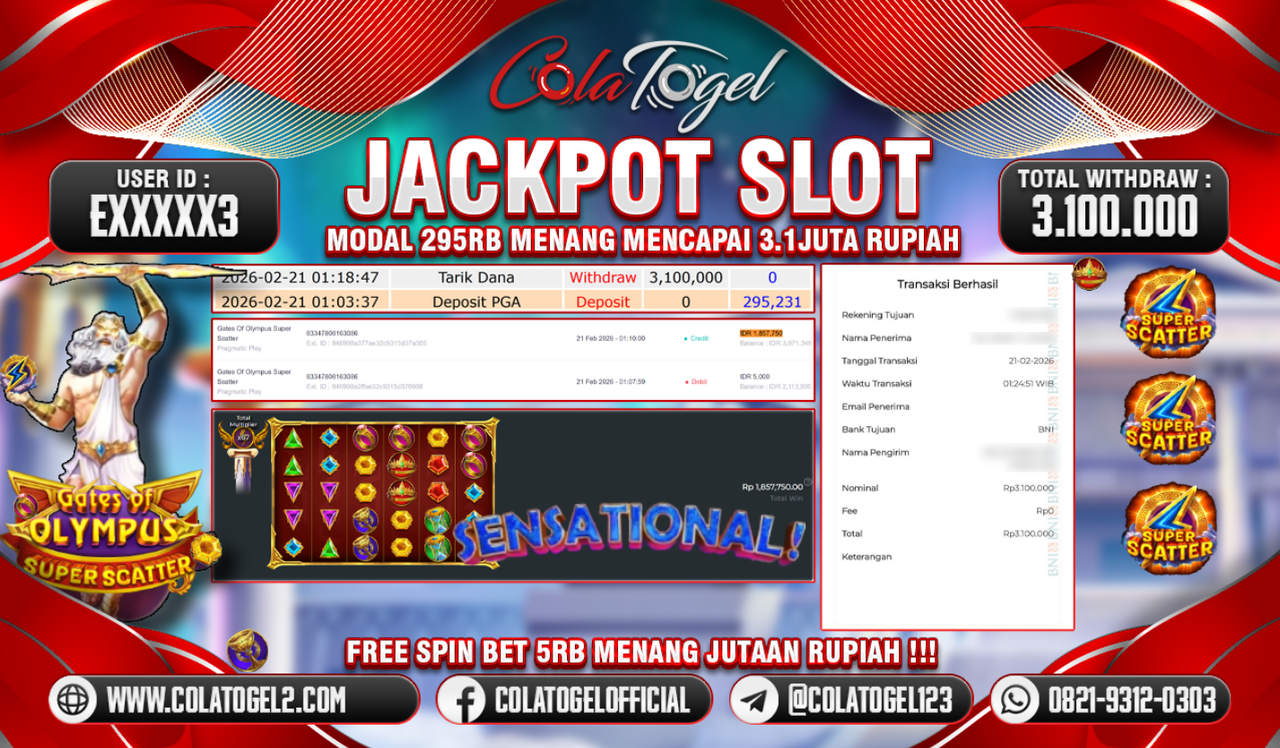 JACKPOT SLOT GACORR!!