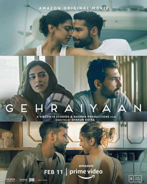  Gehraiyaan (2022) Hindi 720p HDRip x264 AAC 5.1 ESubs Full Bollywood Movie [1.3GB] Full Movie Download
