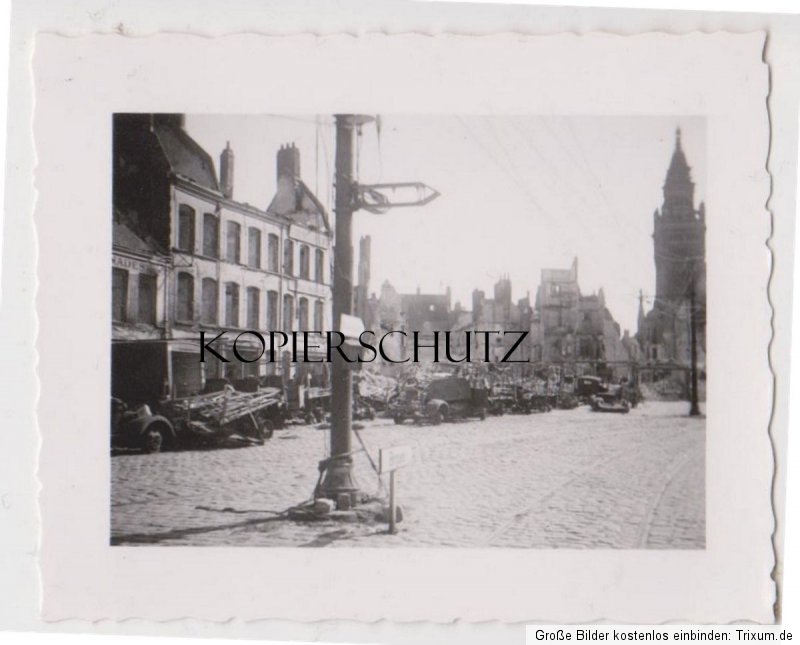 Frankreich Dünkirchen Beute Kfz Panzer Hafen Sta