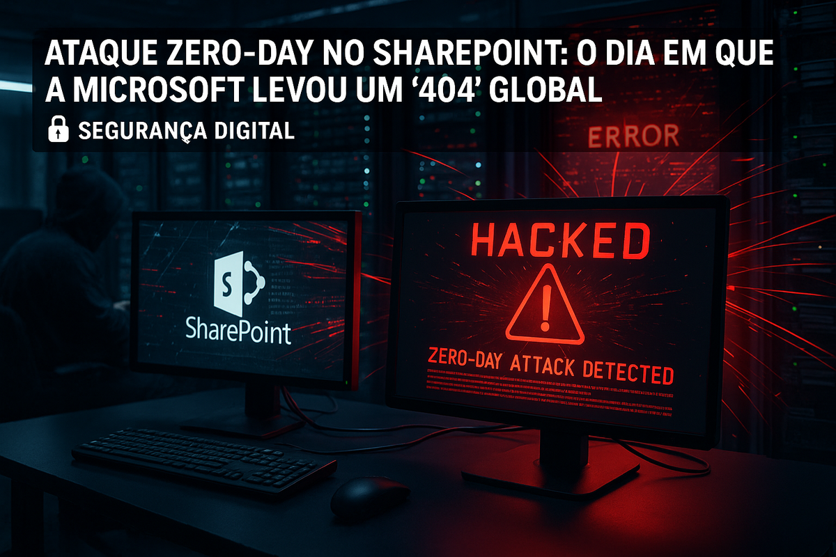 Ataque Zero-Day no SharePoint: O Dia em que a Microsoft Levou um “404” Global