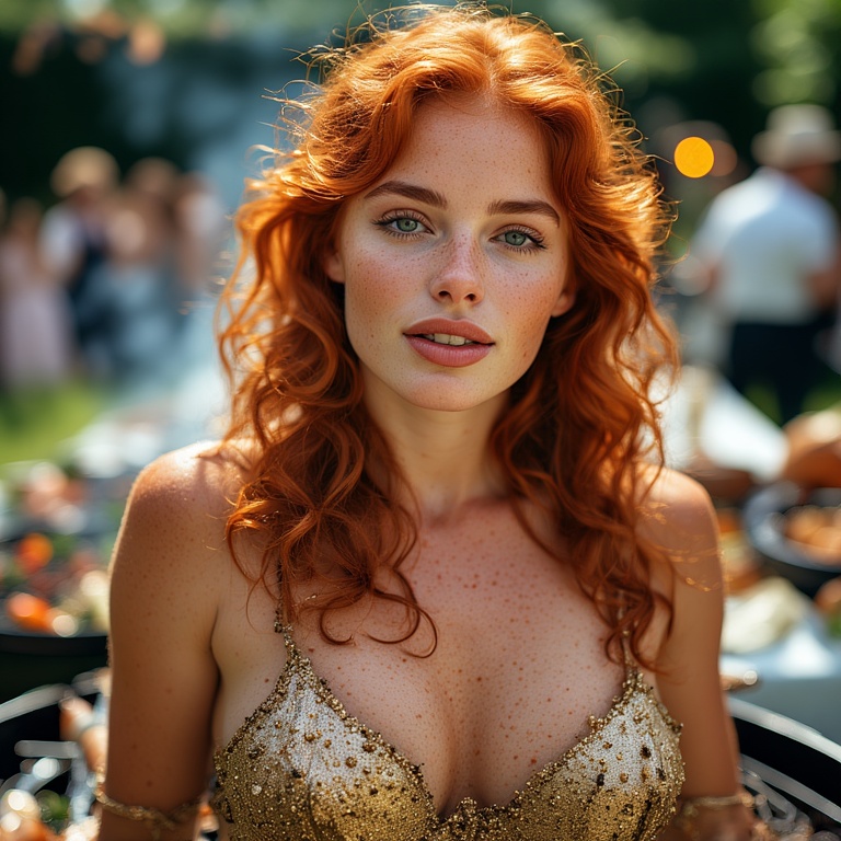 Garden wedding Redhair 0 06