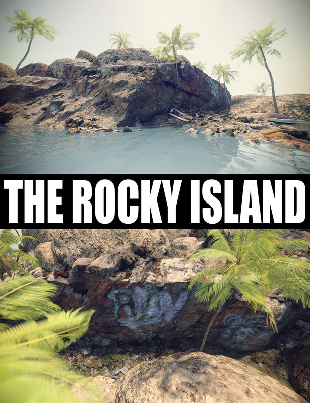 the rocky island 00 main daz3d