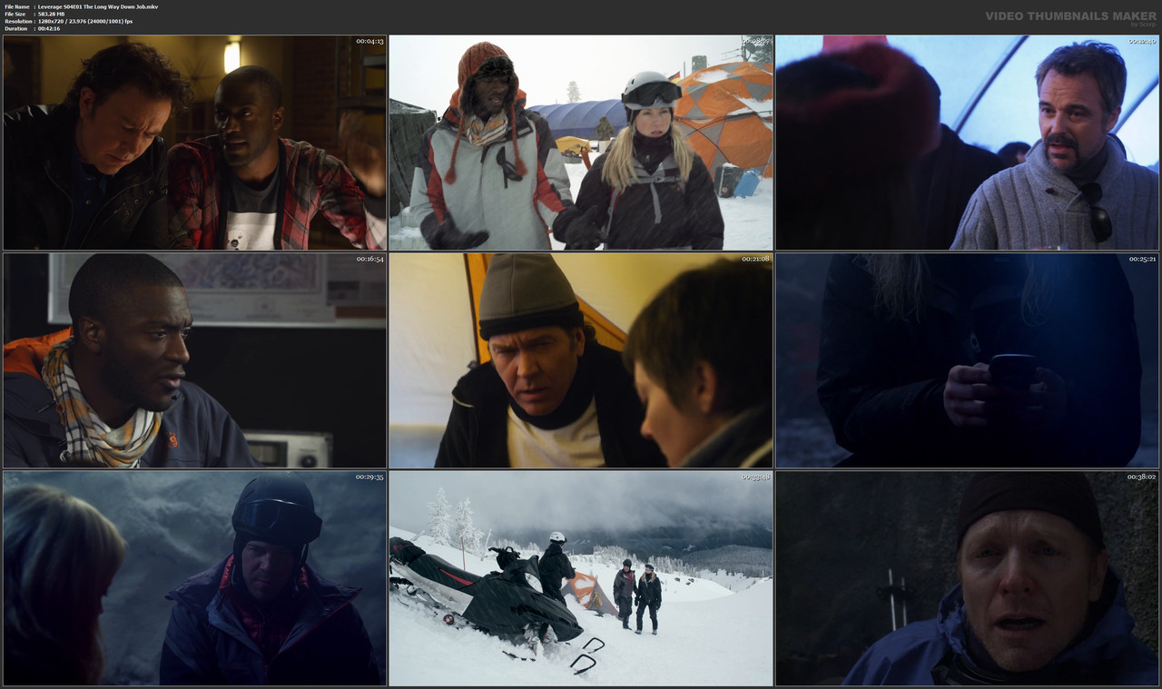 Leverage S04E01 The Long Way Down Job.mkv