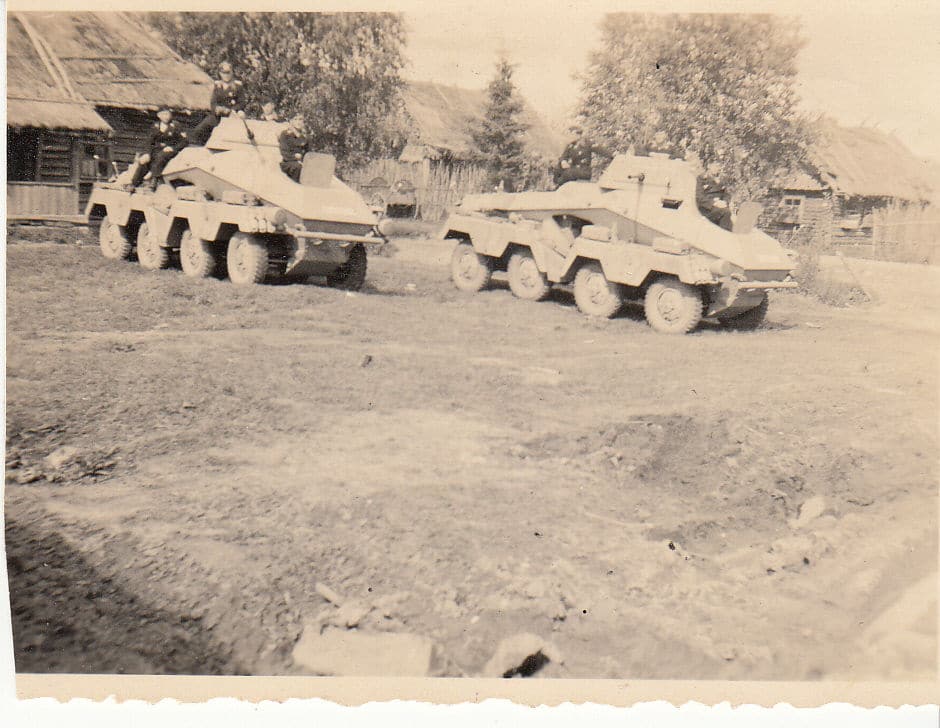 Orig. Foto Panzer-Spähwagen Achtrad späte Ausfüh