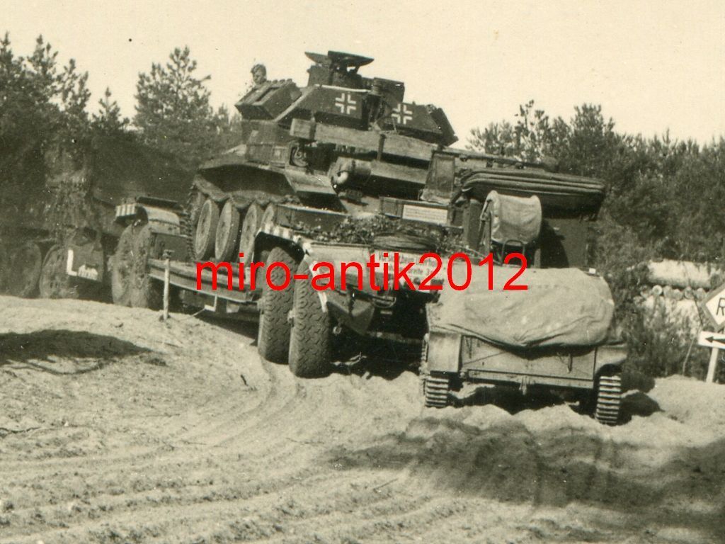 Foto, Panzer, Panzerkampfwagen 38 (t) auf Tiefla