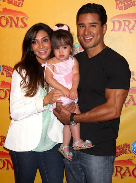 Mario Lopez with beautiful, endearing, charming, Wife Courtney Mazza 
