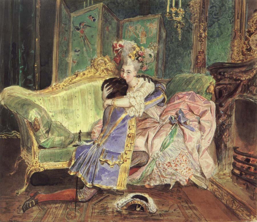 Бахчисарайский фонтан картина брюллова описание