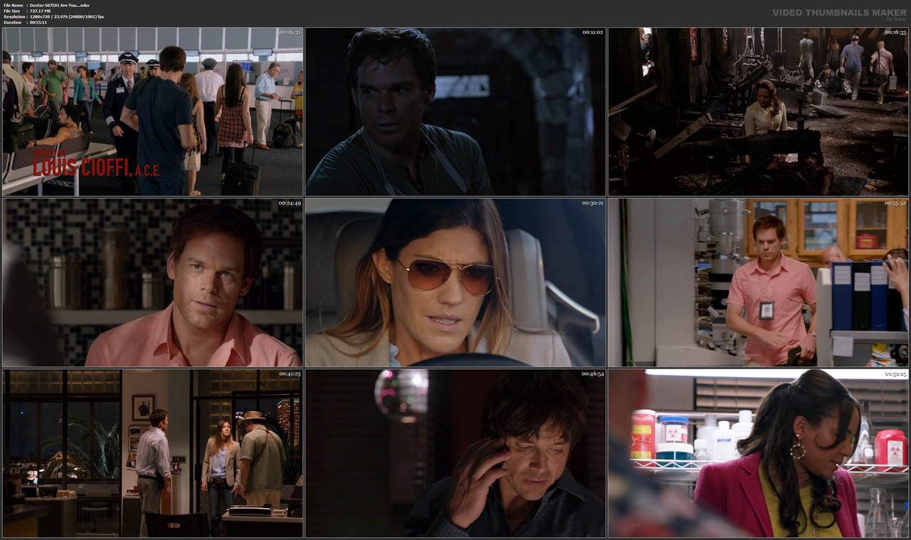Dexter S07E01 Are You....mkv