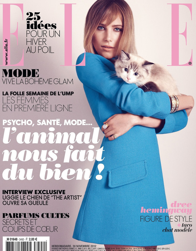 44-Elle-France-November-30-2012-Dree-Hemingway-Cover