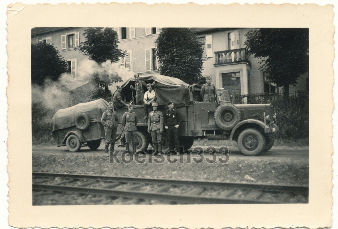 Einheitsdiesel LKW Feldküche Sd.Anh. Anhänger Pa