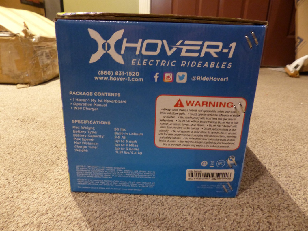 HOVER 1 MY FIRST HOVERBOARD FOR KIDS W LED HEADLIGHTS 5 MPH MAX