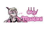 angel from killerchat with the text org/mualani