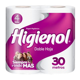 4016 | Papel Higienico Higienol 4u X 30m (doble Hoja)