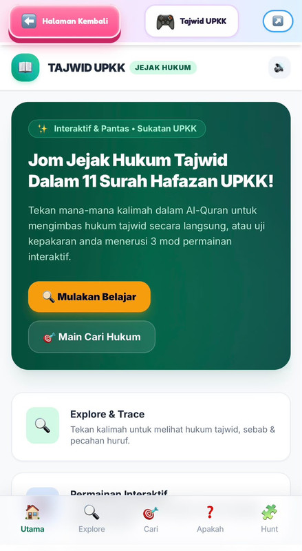 Paparan Sebenar Tajwid UPKK
