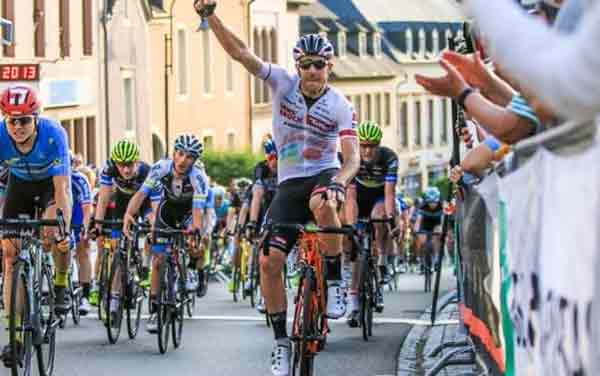 Filippo Fortin vince la prima tappa della Flèche du Sud 2017 (© Wort.lu)