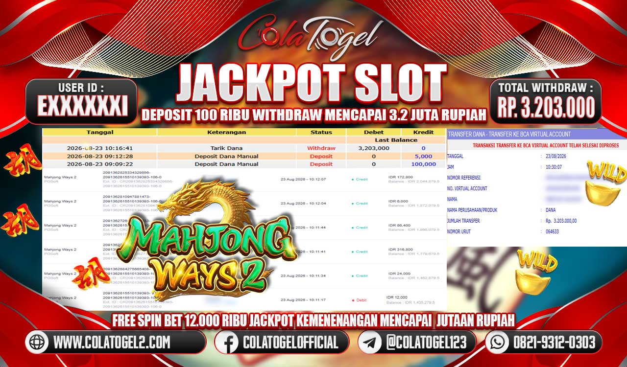 JACKPOT SLOT GACORR!!