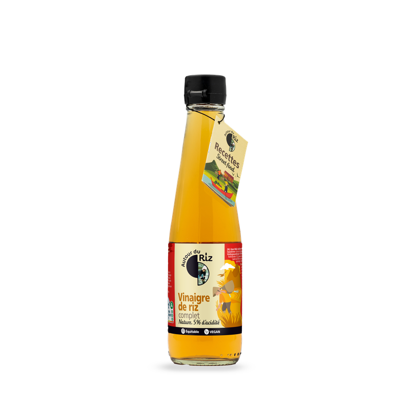 Vinaigre de riz complet Commerce &eacute;quitable, Autour du Riz, 310ml