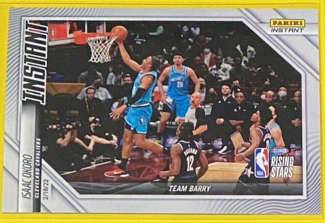 2022 NBA Rising Stars Cavaliers #35 Isaac Okoro Blue Jersey Team Barry