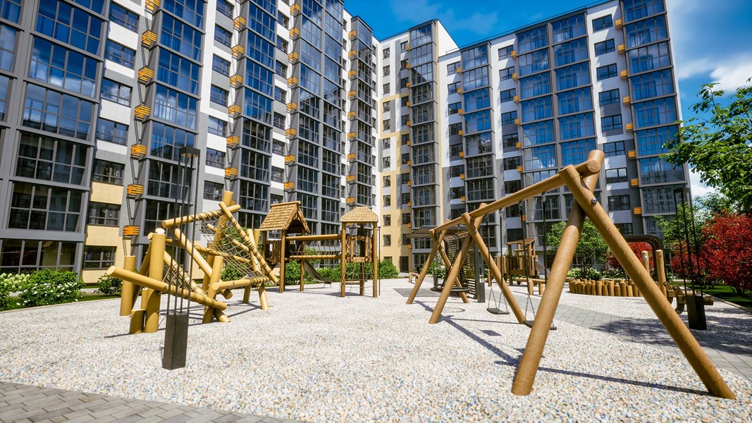 Рендер нового дома DNS City