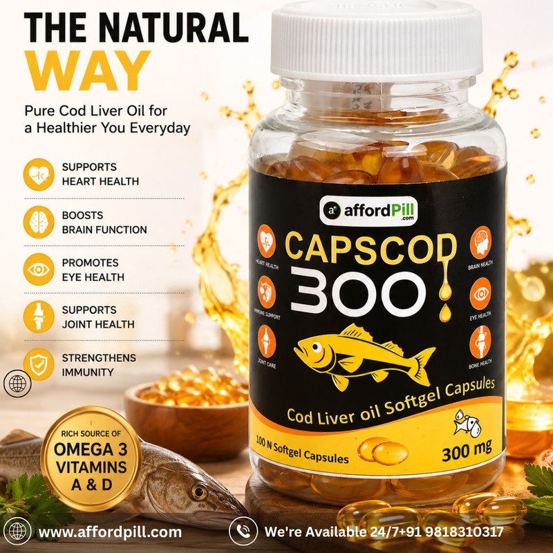 Best Supplement for Weakness & Low Energy – Capscod 300
