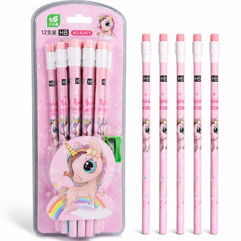 Unicorn Pencils Pink