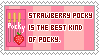strawberry pocky