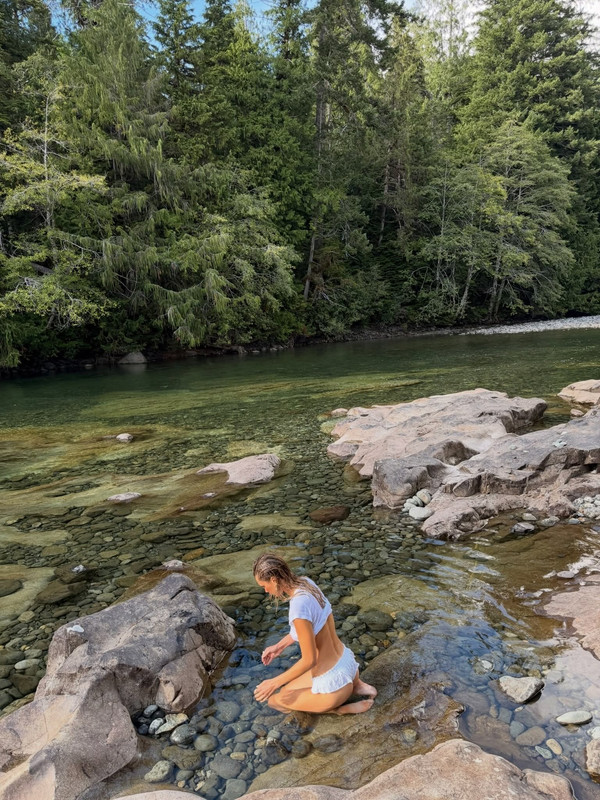 Bella Hadid Wet See Through Woods23
