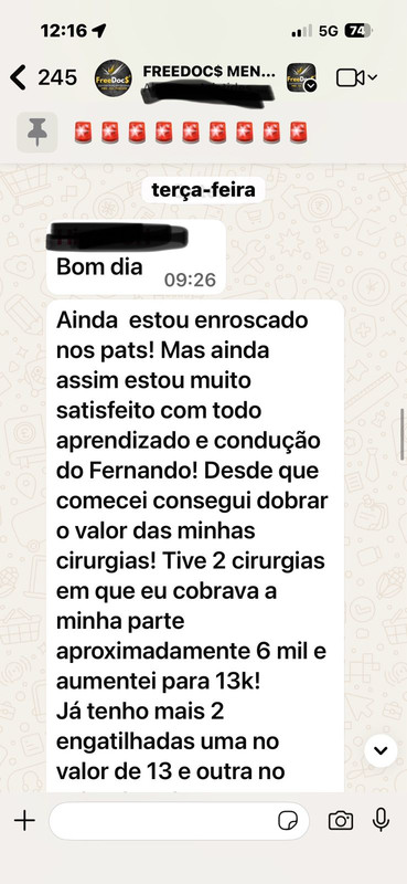 Depoimento Médico