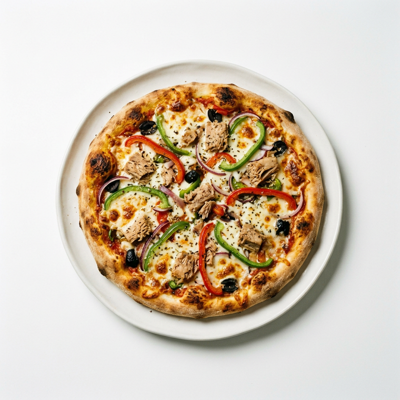 Pizza Vegetal Con Atún (30 Cm.)
