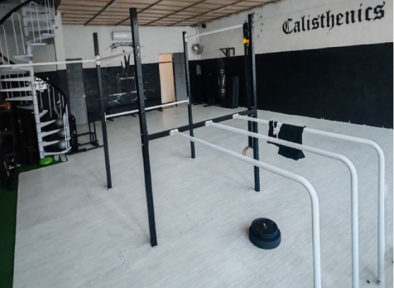 Sala pesi della palestra