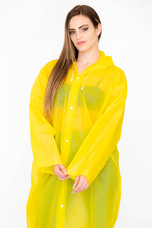 Senza-Lightweight-Raincoats-with-Hood-and-Drawstring-For-Men-Women-yellow-2