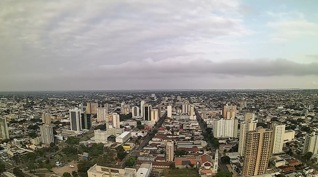 Campo Grande nesta manhã de segunda-feira